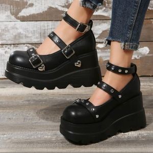 SHEIN punk shoes